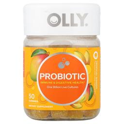 Olly Probiotic Gummies Tropical Mango 50 Gummies