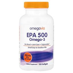 Omegavia Epa 500 Omega 3 500 Mg 120 Softgels