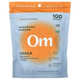 Om Mushrooms Mushroom Powder Chaga 7 05 Oz 200 G