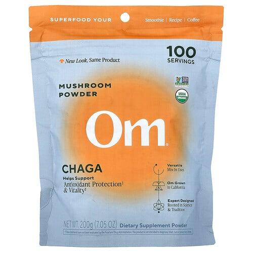 Om Mushrooms Mushroom Powder Chaga 7 05 Oz 200 G product image