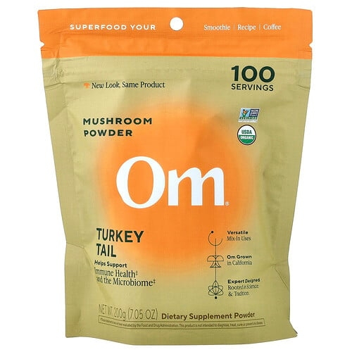 Om Mushrooms Mushroom Powder Turkey Tail 7 05 Oz 200 G product image