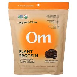 Om Mushrooms Master Blend Plant Protein Creamy Chocolate 1 2 Lb 546 G