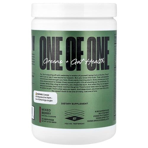 One Of One Greens Gut Health Mixed Berry 12 7 Oz 360 G product image