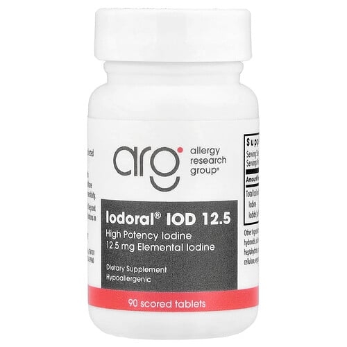 Optimox Iodoral Iod 12 5 High Potency Iodine 90 Scored Tablets product image