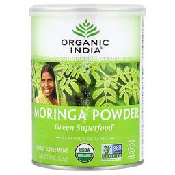 Organic India Moringa Powder Green Superfood 8 Oz 226 G