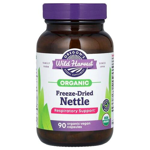Oregon S Wild Harvest Organic Freeze Dried Nettle 90 Organic Vegan Capsule 300 Mg Per Capsule product image