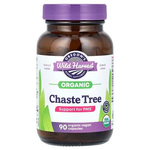 Oregon S Wild Harvest Organic Chaste Tree 90 Vegan Capsules 440 Mg Per Capsule product image