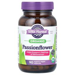 Oregon S Wild Harvest Organic Passionflower 90 Organic Vegan Capsules 400 Mg Per Capsule