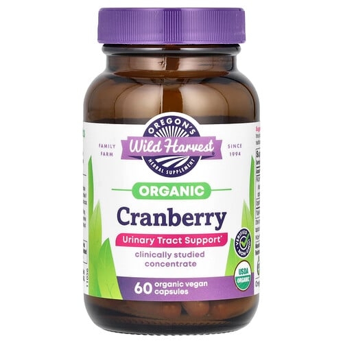 Oregon S Wild Harvest Organic Cranberry 60 Organic Vegan Capsules product image