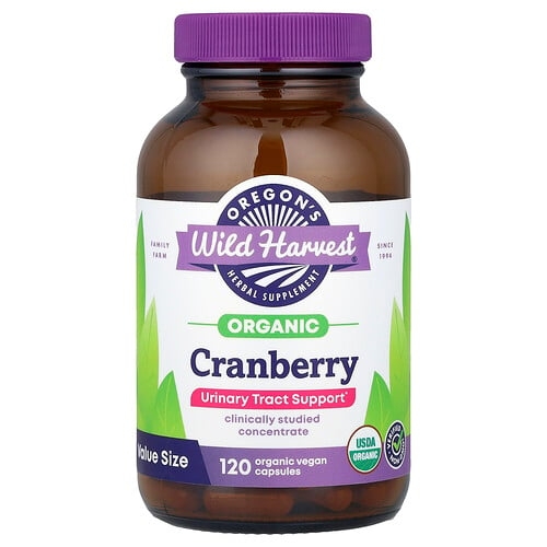 Oregon S Wild Harvest Organic Cranberry 120 Organic Vegan Capsules product image