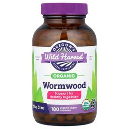 Oregon S Wild Harvest Organic Wormwood 180 Organic Vegan Capsules 260 Mg Per Capsule