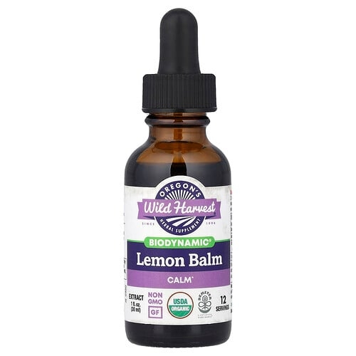Oregon S Wild Harvest Biodynamic Lemon Balm Calm 1 Fl Oz 30 Ml product image