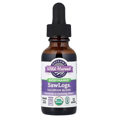 Oregon S Wild Harvest Biodynamic Sawlogs Valerian Blend 1 Fl Oz 30 Ml product image