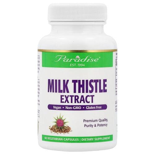 Paradise Herbs Milk Thistle Extract 60 Vegetarian Capsules 250 Mg Per Capsule product image