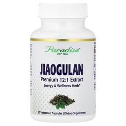 Paradise Herbs Jiaogulan 60 Vegetarian Capsules 250 Mg Per Capsule