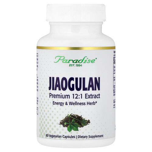 Paradise Herbs Jiaogulan 60 Vegetarian Capsules 250 Mg Per Capsule product image