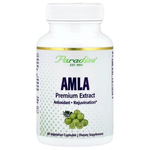 Paradise Herbs Amla 60 Vegetarian Capsules 250 Mg Per Capsule product image