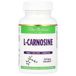 Paradise Herbs L Carnosine 60 Vegetarian Capsules 250 Mg Per Capsule