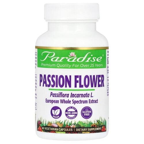 Paradise Herbs Passion Flower 60 Vegetarian Capsules 250 Mg Per Capsule product image
