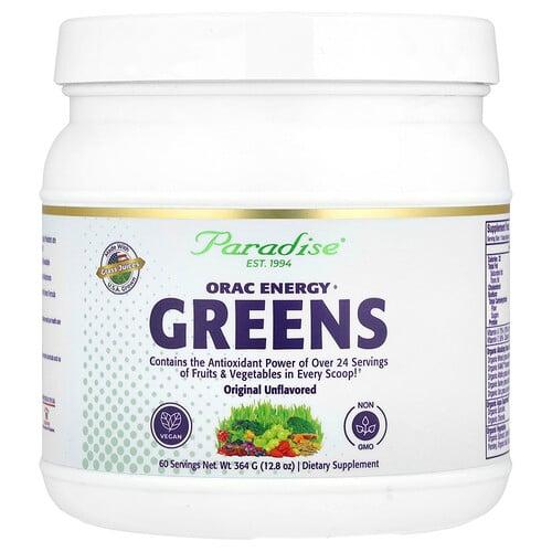 Paradise Herbs Orac Energy Greens Original Unflavored 12 8 Oz 364 G product image