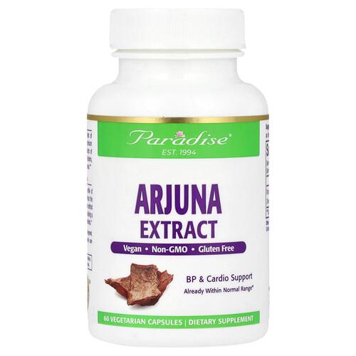 Paradise Herbs Arjuna Extract 60 Vegetarian Capsules 250 Mg Per Capsule product image