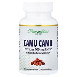 Paradise Herbs Camu Camu Extract 400 Mg 60 Vegetarian Capsules