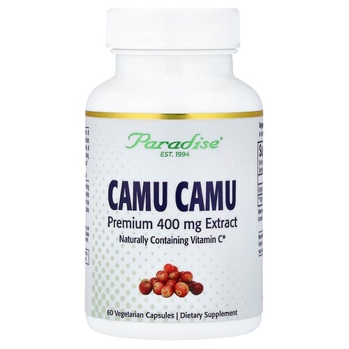 Paradise Herbs Camu Camu Extract 400 Mg 60 Vegetarian Capsules product image