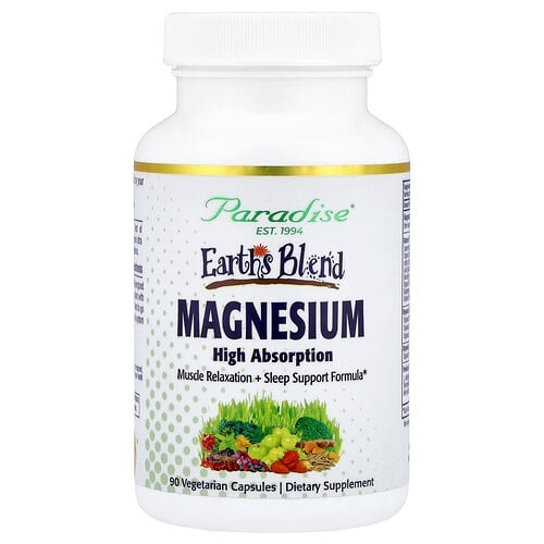 Paradise Herbs Earth S Blend Magnesium 90 Vegetarian Capsules product image