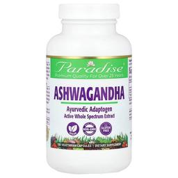 Paradise Herbs Ashwagandha 250 Mg 180 Vegetarian Capsules