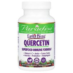Paradise Herbs Earth S Blend Quercetin 90 Vegetarian Capsules