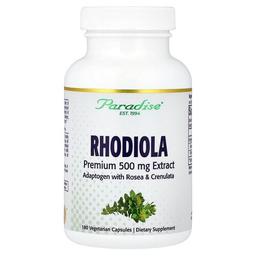 Paradise Herbs Rhodiola 180 Vegetarian Capsules