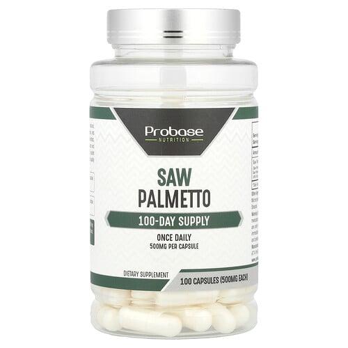 Probase Nutrition Saw Palmetto 500 Mg 100 Capsules product image