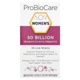 Probiocare Women S Probiotics With Prebiotic 50 Billion 60 Vegetable Capsules