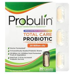 Probulin Total Care Probiotic 20 Billion Cfu 30 Capsules