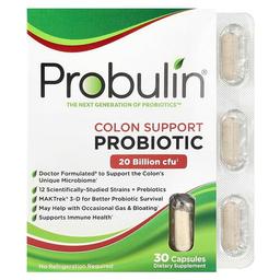 Probulin Colon Support Probiotic 20 Billion Cfu 30 Capsules