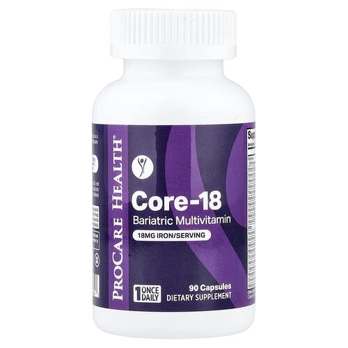 Procare Health Core 18 Bariatric Multivitamin 90 Capsules product image