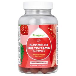 Phytoral B Complex Multivitamin Gummies Strawberry 60 Gummies