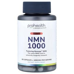 Prohealth Longevity Essentials Nmn 1000 60 Capsules 500 Mg Per Capsule
