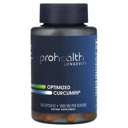 Prohealth Longevity Optimized Curcumin 60 Capsules 500 Mg Per Capsule