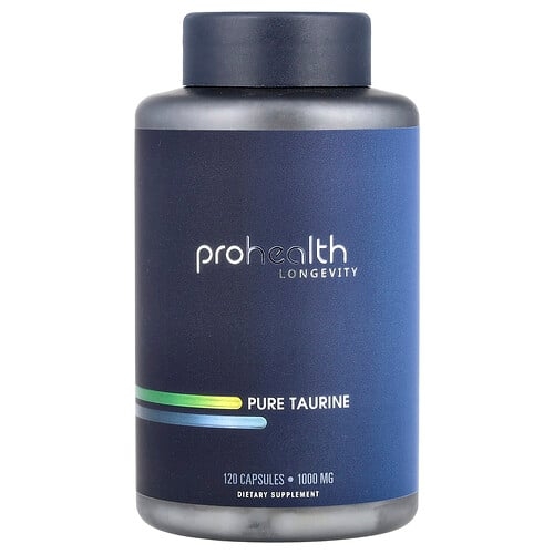 Prohealth Longevity Pure Taurine 1 000 Mg 120 Capsules product image