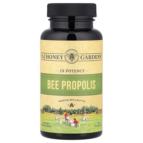Zand Bee Propolis 2x Potency 60 Capsules 400 Mg Per Capsule product image