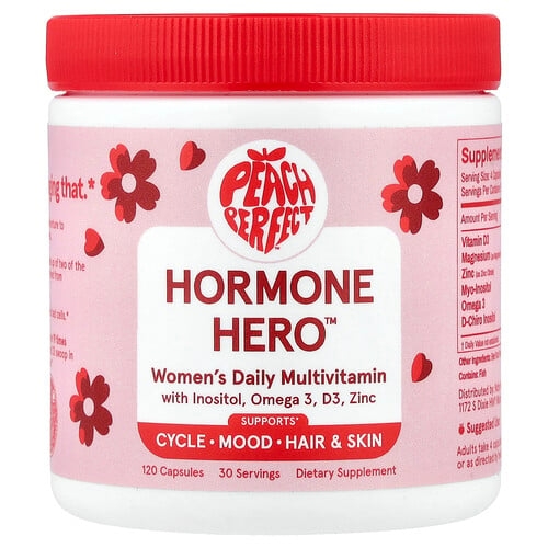 Peach Perfect Hormone Hero Women S Daily Multivitamin 120 Capsules product image