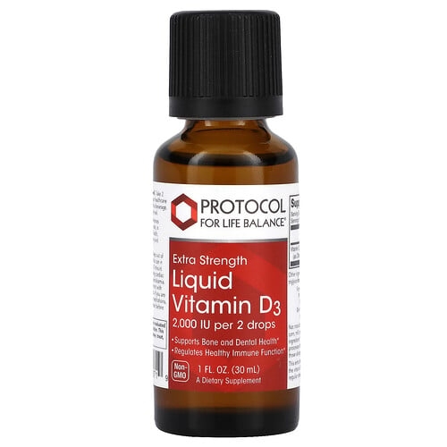 Protocol For Life Balance Liquid Vitamin D3 1 Fl Oz 30 Ml product image
