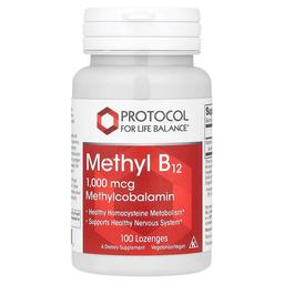 Protocol For Life Balance Methyl B12 1 000 Mcg 100 Lozenges