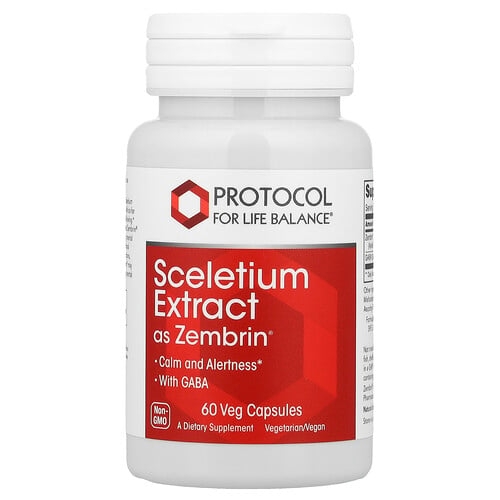 Protocol For Life Balance Sceletium Extract 60 Veg Capsules product image