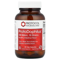 Protocol For Life Balance Protodophilus 100 Billion 30 Veg Capsules