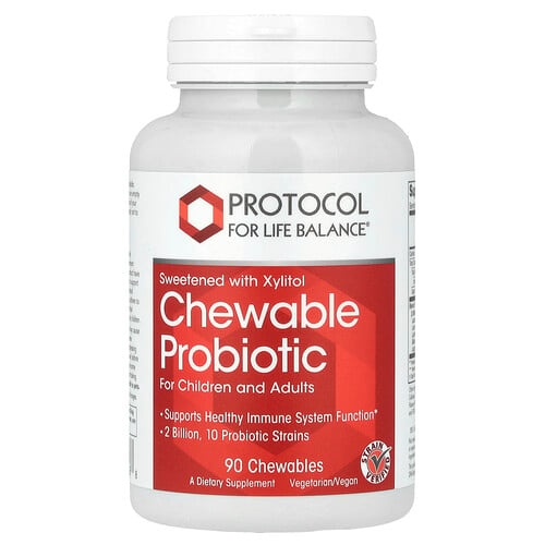 Protocol For Life Balance Chewable Probiotic For Children And Adults 2 Billion 90 Chewables product image