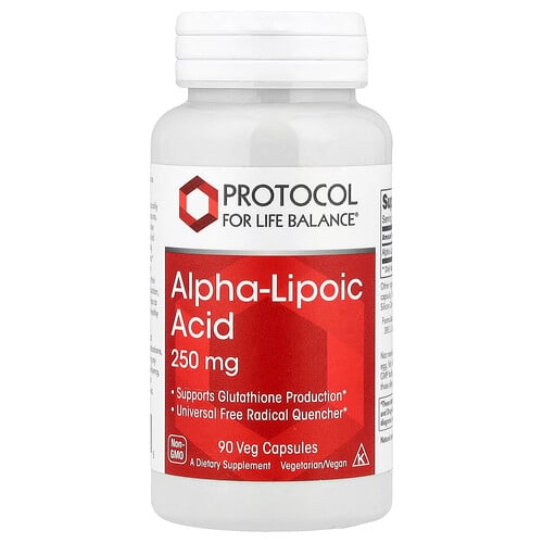 Protocol For Life Balance Alpha Lipoic Acid 250 Mg 90 Veg Capsules product image