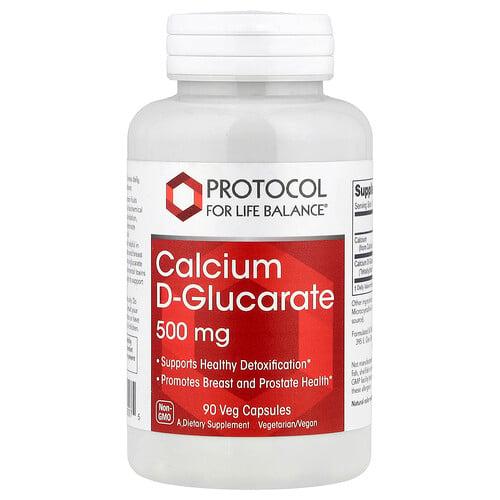 Protocol For Life Balance Calcium D Glucarate 500 Mg 90 Veg Capsules product image