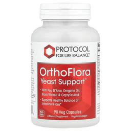 Protocol For Life Balance Orthoflora Yeast Support 90 Veg Capsules
